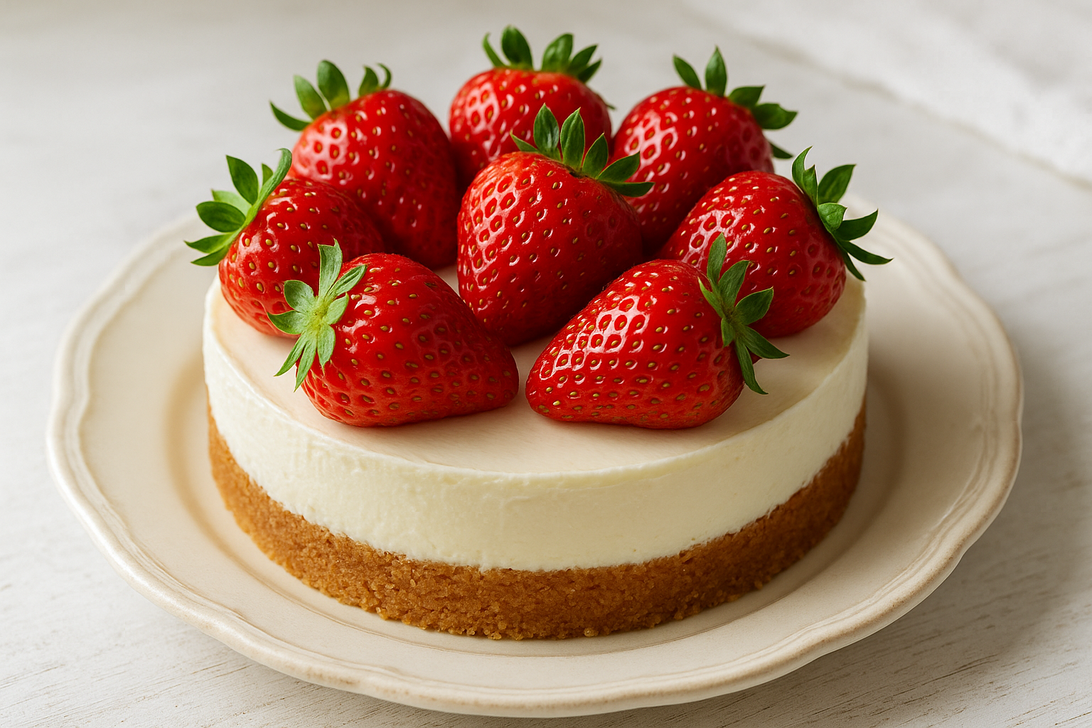 CHEESECAKE DE FRUTILLA 